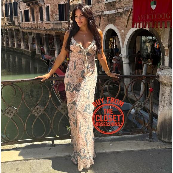 RARE!!! ZARA BLOGGER FAVE!!! Printed Dress with Ruffle Trims NWT - Picture 13 of 16